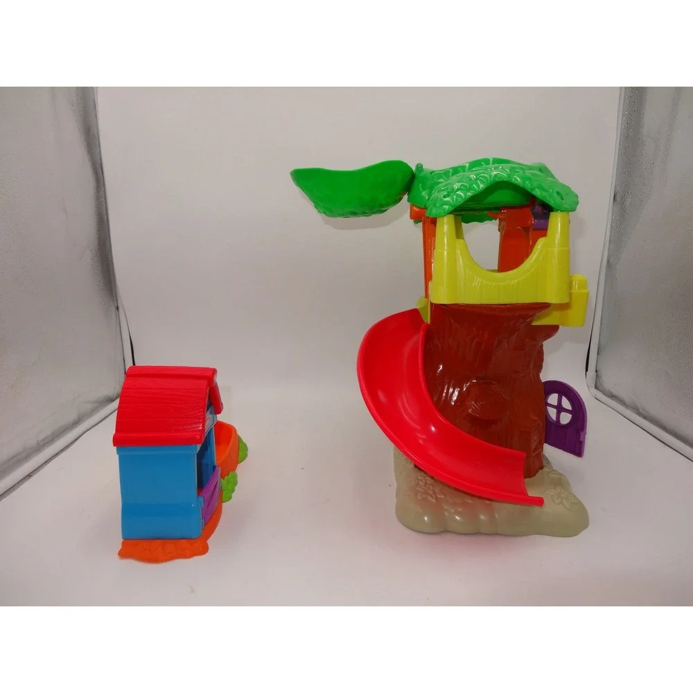 Playskool Weebles Musical  Rare Yellow Treehouse Farm Barn Vegetable Market Veg